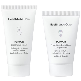 Zestaw Health Labs Pure On Travel Set, emulsja do demakijażu i oczyszczania, 20 ml + łagodny żel myjący, 30 ml - zdjęcie produktu