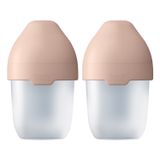 Zestaw Lovi Mammafeel, butelka niemowlęca, ze smoczkiem mini, od urodzenia, 2 x 150 ml - miniaturka zdjęcia produktu