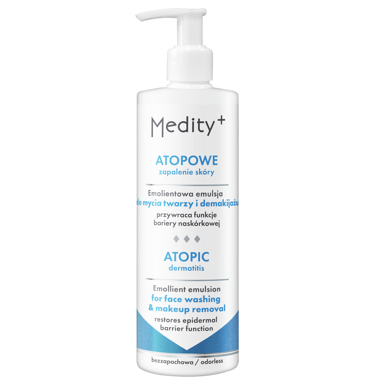 Nieznana Ava Medity+ AZS, emolientowa emulsja do mycia twarzy i demakijażu, 200 ml