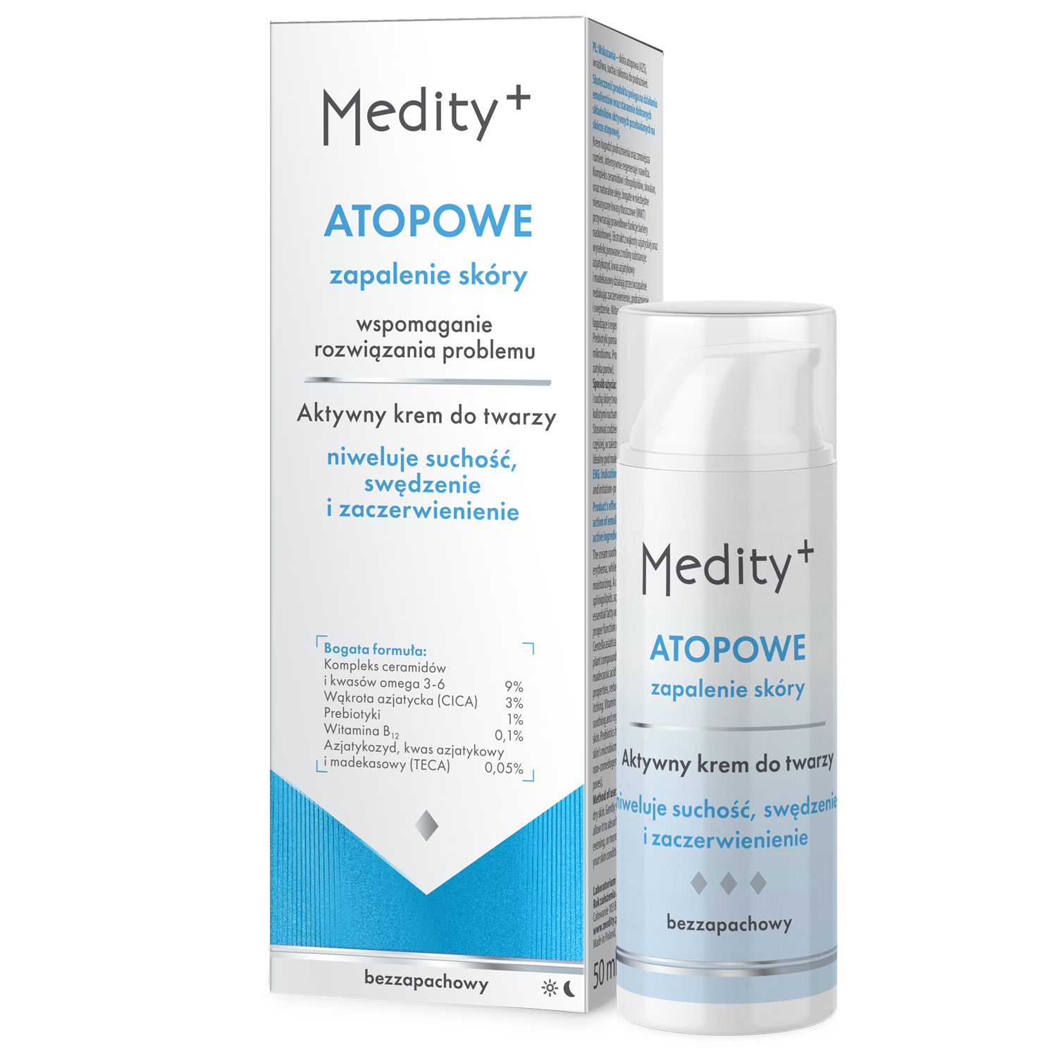 Nieznana Ava Medity+ AZS, aktywny krem do twarzy, 50 ml