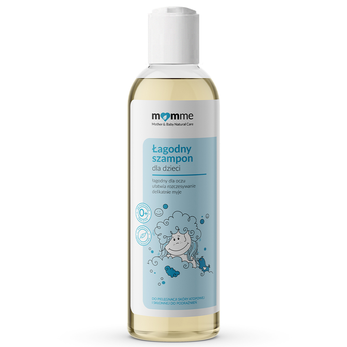 Nieznana Momme, łagodny szampon dla dzieci, od urodzenia, 200 ml