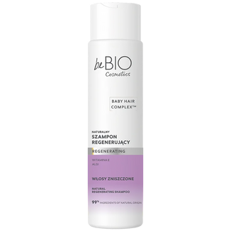 beBIO Cosmetics Baby Hair Complex, szampon do włosów zniszczonych, regenerujący, 300 ml - zdjęcie produktu