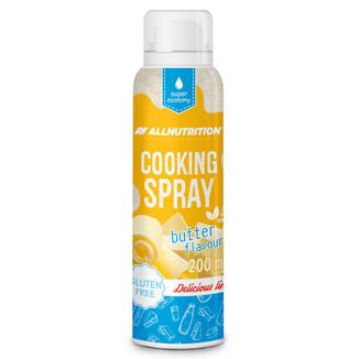 Allnutrition Cooking Spray Butter Flavour, olej rzepakowany w sprayu o smaku maślanym, 200 ml - zdjęcie produktu