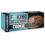 Allnutrition Fitking Delicious Cookie Double Chocolate, ciasteczka brownie z algami morskimi, bez dodatku cukru, 128 g USZKODZONE OPAKOWANIE - miniaturka zdjęcia produktu
