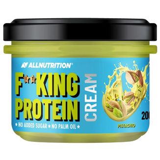 Allnutrition Fitking Delicious Protein Cream Pistachio, proteinowy krem pistacjowy, bez dodatku cukru, 200 g Allnutrition Fitking Delicious Protein Cream Pistachio, proteinowy krem pistacjowy, bez dodatku cukru, 200 g - zdjęcie produktu