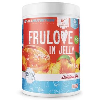 Allnutrition Frulove In Jelly Peach, brzoskwinie w żelu, bez dodatku cukru, 1 kg Allnutrition Frulove In Jelly Peach, brzoskwinie w żelu, bez dodatku cukru, 1 kg - zdjęcie produktu