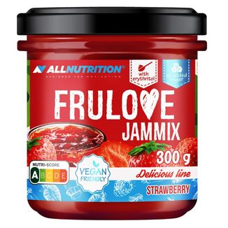 Allnutrition Frulove Jammix Strawberry, produkt owocowy na bazie truskawek, bez dodatku cukru, 300 g - zdjęcie produktu