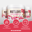 Allnutrition Nutlove White Choco Raspberry, krem na bazie białej czekolady z wiórkami kokosowymi, migdałami i maliną, bez dodatku cukru, 500 g - miniaturka 2 zdjęcia produktu