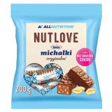 Allnutrition Nutlove Śnieżka Michałki Oryginalne, cukierki czekoladowe z orzeszkami arachidowymi, bez dodatku cukru, 200 g KRÓTKA DATA - miniaturka zdjęcia produktu
