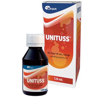 Unituss 60 mg/10 ml, syrop, 120 ml Unituss 60 mg/10 ml, syrop, 120 ml - zdjęcie produktu