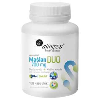 Aliness Maślan Duo 700 mg, 100 kapsułek - zdjęcie produktu