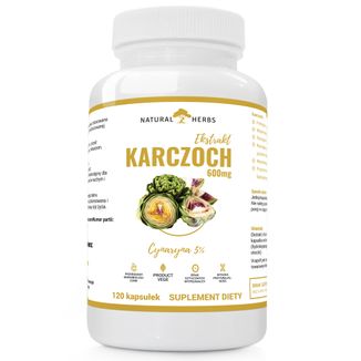 AltoPharma Karczoch 600 mg, 120 kapsułek AltoPharma Karczoch 600 mg, 120 kapsułek - zdjęcie produktu