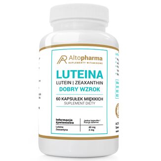 AltoPharma Luteina 40 mg, 60 kapsułek - zdjęcie produktu