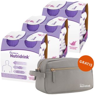 Zestaw Nutridrink, preparat odżywczy, smak owoców leśnych, 12 x 125 ml + kosmetyczka podróżna gratis - zdjęcie produktu