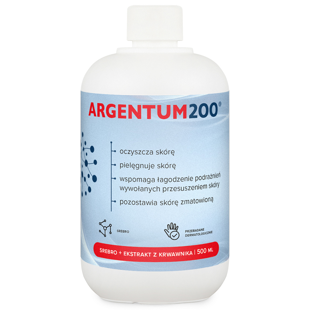 Nieznana Aura Herbals Argentum200, srebro, tonik, 500 ml