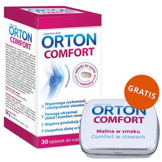Orton Comfort, 30 tabletek do ssania + pudełko podróżne gratis - zdjęcie produktu
