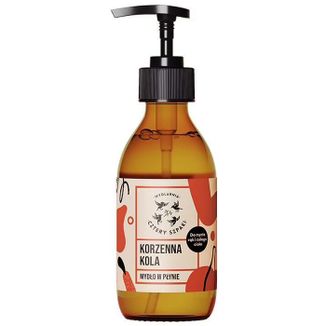 Cztery Szpaki, mydło w płynie, korzenna kola, 300 ml Cztery Szpaki, mydło w płynie, korzenna kola, 300 ml - zdjęcie produktu