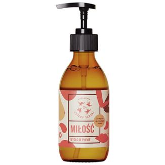 Cztery Szpaki, mydło w płynie, miłość, 300 ml Cztery Szpaki, mydło w płynie, miłość, 300 ml - zdjęcie produktu