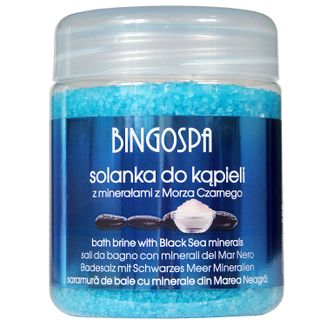 Bingospa, solanka do kąpieli z minerałami Morza Czarnego, 550 g Bingospa, solanka do kąpieli z minerałami Morza Czarnego, 550 g - zdjęcie produktu