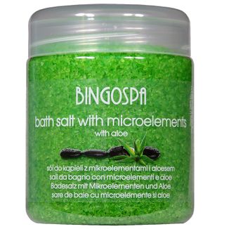 Bingospa, sól do kąpieli z mikroelementami i aloesem, 550 g Bingospa, sól do kąpieli z mikroelementami i aloesem, 550 g - zdjęcie produktu