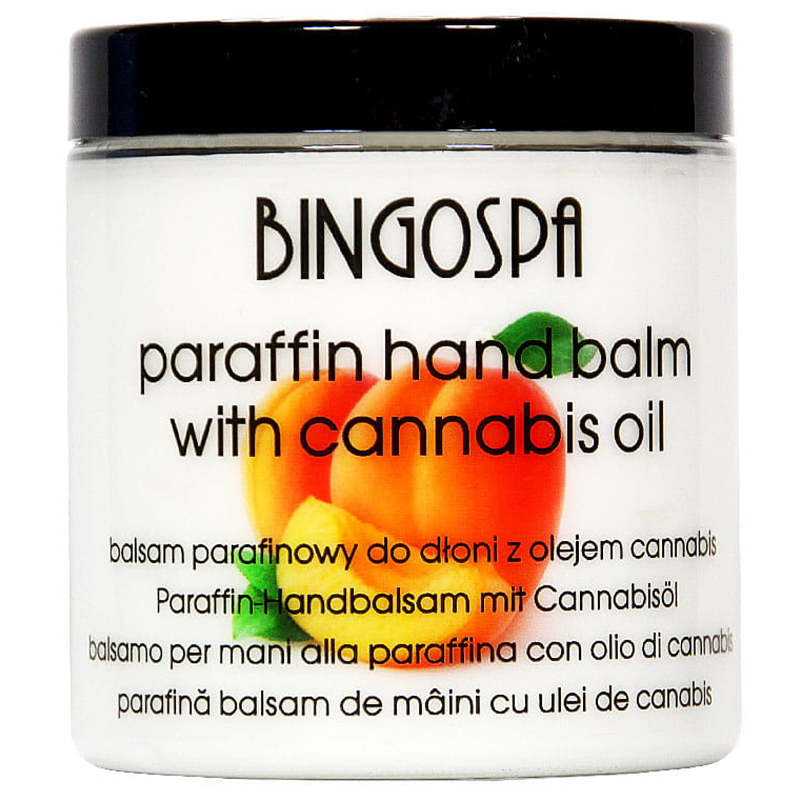Nieznana Bingospa, balsam parafinowy do dłoni z olejem cannabis, 250 g — Inhaltsstoffe und Bewertung