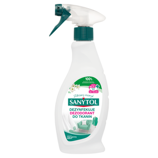 Sanytol, dezynfekujący dezodorant do tkanin, białe kwiaty, 500 ml - zdjęcie produktu