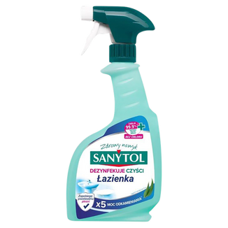 Sanytol, spray do łazienki, eukaliptus, 500 ml Sanytol, spray do łazienki, eukaliptus, 500 ml - zdjęcie produktu