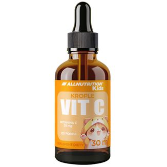 Allnutrition Kids Vit C, krople, 30 ml Allnutrition Kids Vit C, krople, 30 ml - zdjęcie produktu