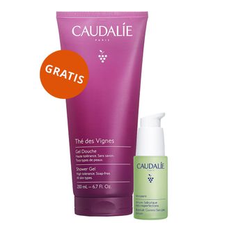 Caudalie Vinopure, serum z kwasem salicylowym na niedoskonałości, 30 ml + The des Vignes, żel pod prysznic, 200 ml gratis - zdjęcie produktu