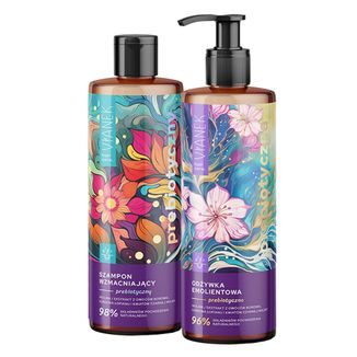 Zestaw Vianek, prebiotyczny szampon wzmacniający, 300 ml +  prebiotyczna odżywka emolientowa, 300 ml - zdjęcie produktu