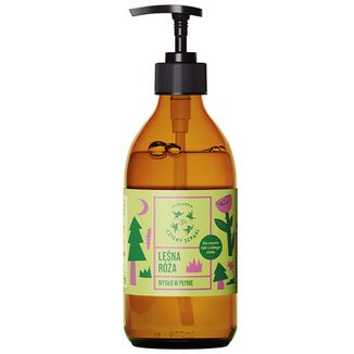 Cztery Szpaki, mydło w płynie, leśna róża, 300 ml Cztery Szpaki, mydło w płynie, leśna róża, 300 ml - zdjęcie produktu