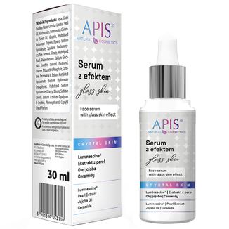 Apis Crystal Skin, serum z efektem glass skin, 30 ml Apis Crystal Skin, serum z efektem glass skin, 30 ml - zdjęcie produktu