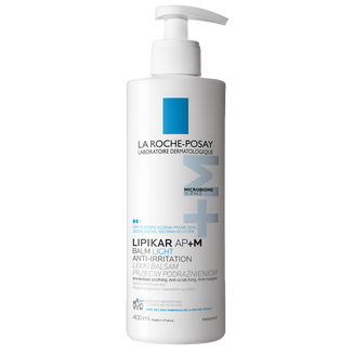 La Roche-Posay Lipikar Baume Light AP+M, lekki balsam do ciała, skóra wrażliwa, sucha, skłonna do atopii, 400 ml - zdjęcie produktu