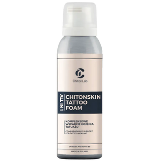 ChitonLab, ChitonSkin Tattoo Foam, pianka ochronna do pielęgnacji świeżego tatuażu, 85 ml - zdjęcie produktu