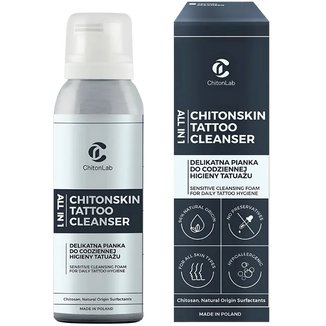 ChitonLab, ChitonSkin Tattoo Cleanser, delikatna pianka do codziennej higieny tatuażu, 100 ml - zdjęcie produktu