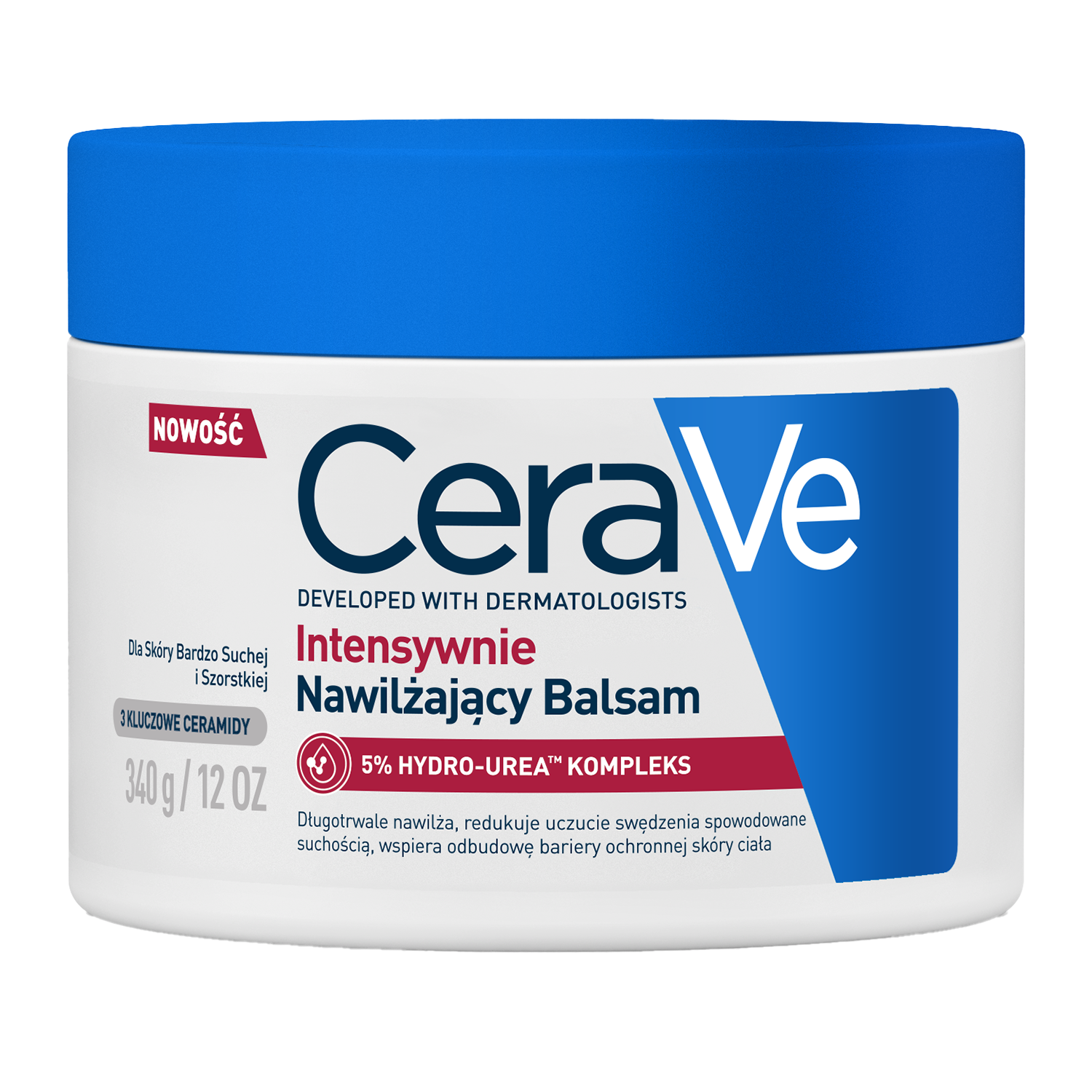 Cerave CeraVe Intensiv feuchtigkeitsspendender Balsam für sehr trockene und raue Haut, 340 g — Inhaltsstoffe und Bewertung