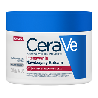 CeraVe, intensywnie nawilżający balsam, skóra bardzo sucha i szorstka, 340 g - zdjęcie produktu
