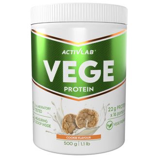 ActivLab Vege Protein, smak ciasteczkowy, 500 g - zdjęcie produktu
