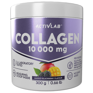 ActivLab Collagen 10000 mg, smak mango-jeżyna, 300 g - zdjęcie produktu