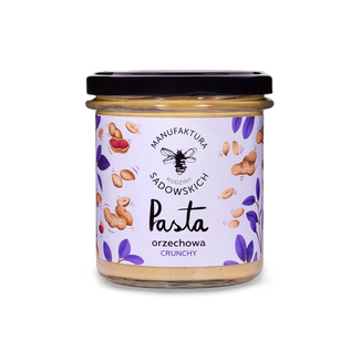 Manufaktura Rodziny Sadowskich, pasta orzechowa crunchy, 300 g KRÓTKA DATA - zdjęcie produktu