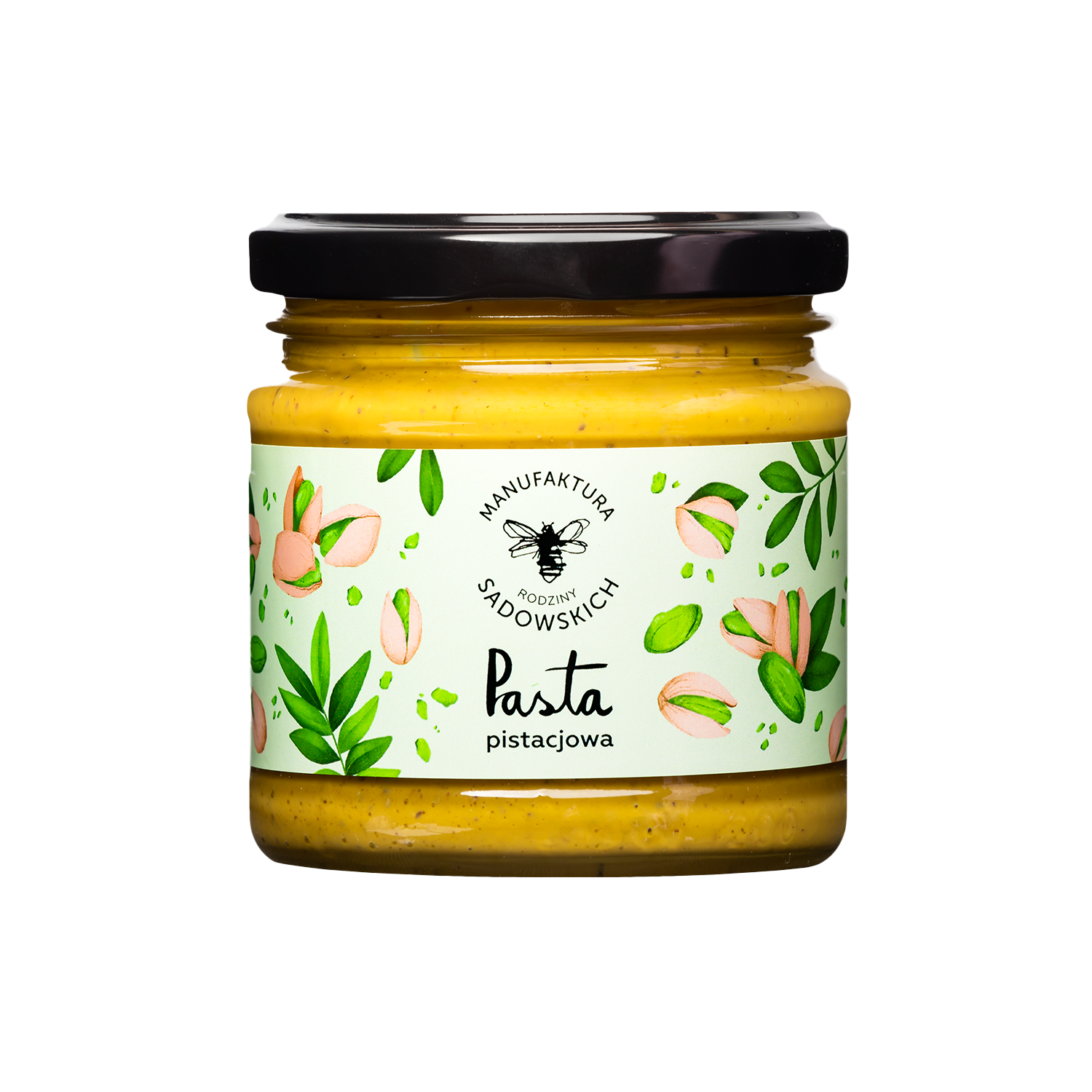 Manufaktura Rodziny Sadowskich Manufaktura Rodziny Sadowskich, pasta pistacjowa, 180 g — Składniki i ocena