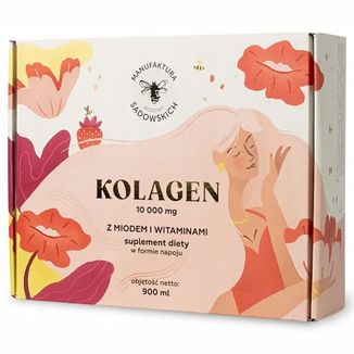 Manufaktura Rodziny Sadowskich Kolagen 10 000 mg z miodem i witaminami, 30 x 30 ml - zdjęcie produktu