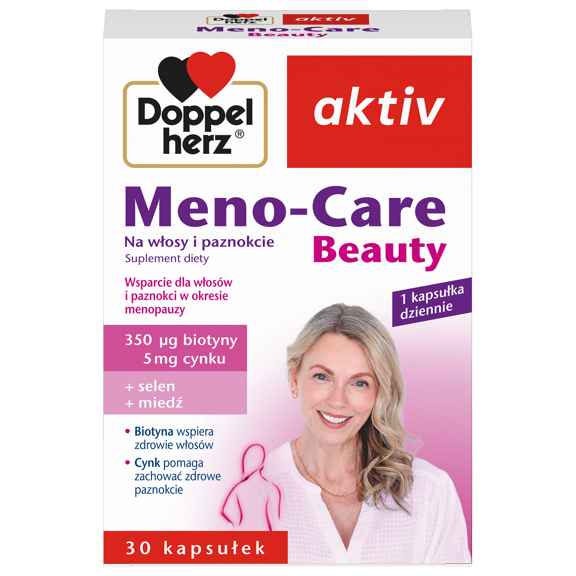 Doppelherz Doppelherz aktiv Meno-Care Beauty für das Haar und Nägel, 30 Kapseln — Inhaltsstoffe und Bewertung