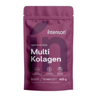 Intenson Multi Kolagen Pure, smak neutralny, 420 g Intenson Multi Kolagen Pure, smak neutralny, 420 g - zdjęcie produktu
