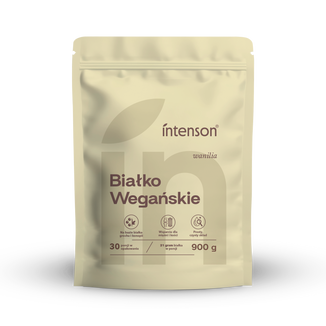 Intenson Wegańskie białko, smak waniliowy, 900 g - zdjęcie produktu