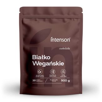 Intenson Wegańskie białko, smak czekoladowy, 900 g Intenson Wegańskie białko, smak czekoladowy, 900 g - zdjęcie produktu