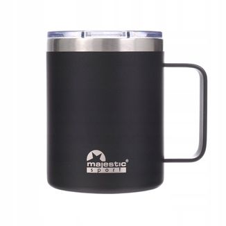 Majestic Sport Gump, kubek termiczny, czarny, 400 ml Majestic Sport Gump, kubek termiczny, czarny, 400 ml - zdjęcie produktu