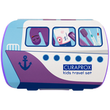 Curaprox Kids, zestaw podróżny, fioletowy - miniaturka zdjęcia produktu