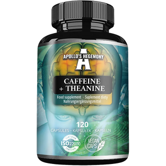 Apollo's Hegemony Caffeine+Theanine, 120 kapsułek - zdjęcie produktu