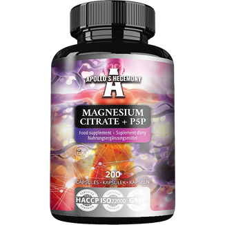 Apollo's Hegemony Magnesium Citrate + P5P, 200 kapsułek - zdjęcie produktu
